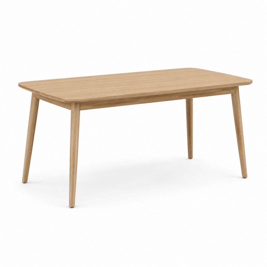 Esstisch Eiche furniert rechteckig 140 x 80 x 75 cm