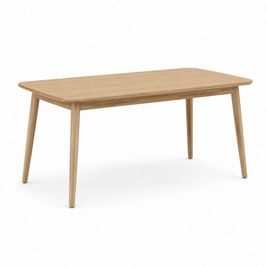 Esstisch Eiche furniert rechteckig 140 x 80 x 75 cm
