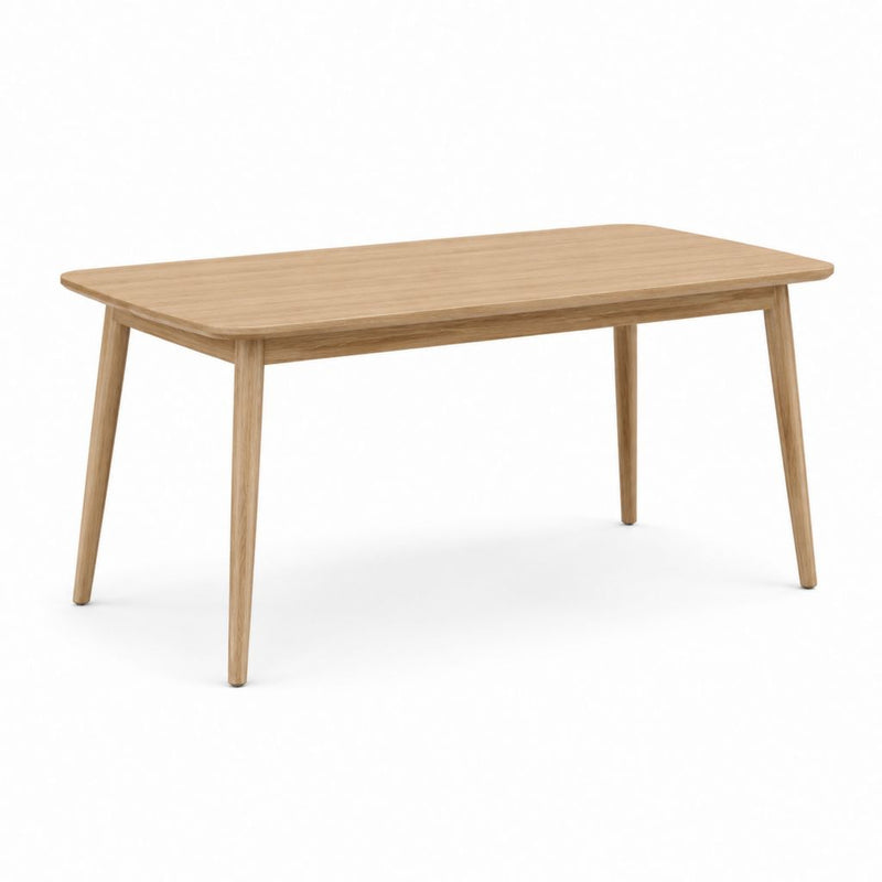 Esstisch Eiche furniert rechteckig 140 x 80 x 75 cm