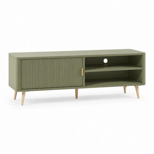 TV-Lowboard Grün MDF Rechteckig 160 x 40 x 60 cm