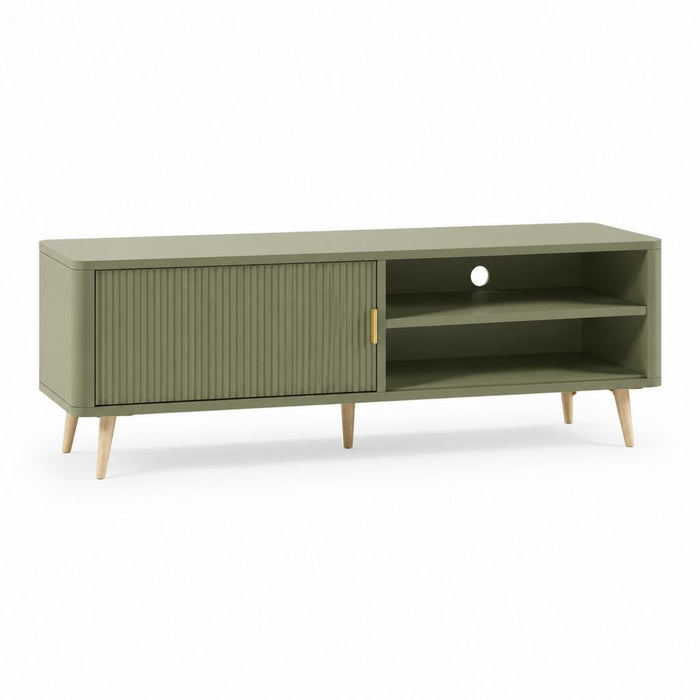 TV-Lowboard Grün MDF Rechteckig 160 x 40 x 60 cm