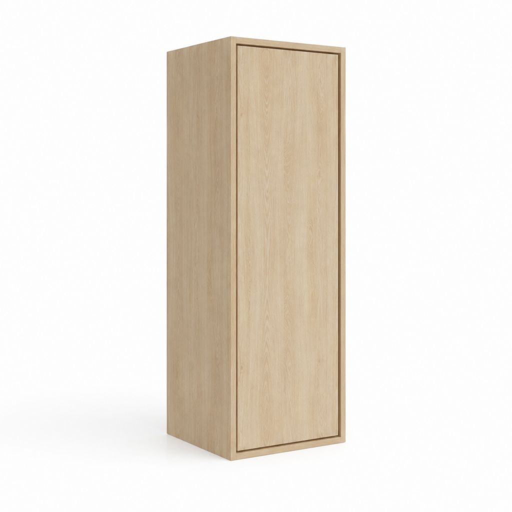 Hochschrank Eiche hell aus MDF mit Melaminharzbeschichtung 180 x 40 x 35 cm
